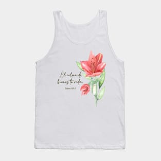 El colma de bienes tu vida, spanish bible verse Tank Top